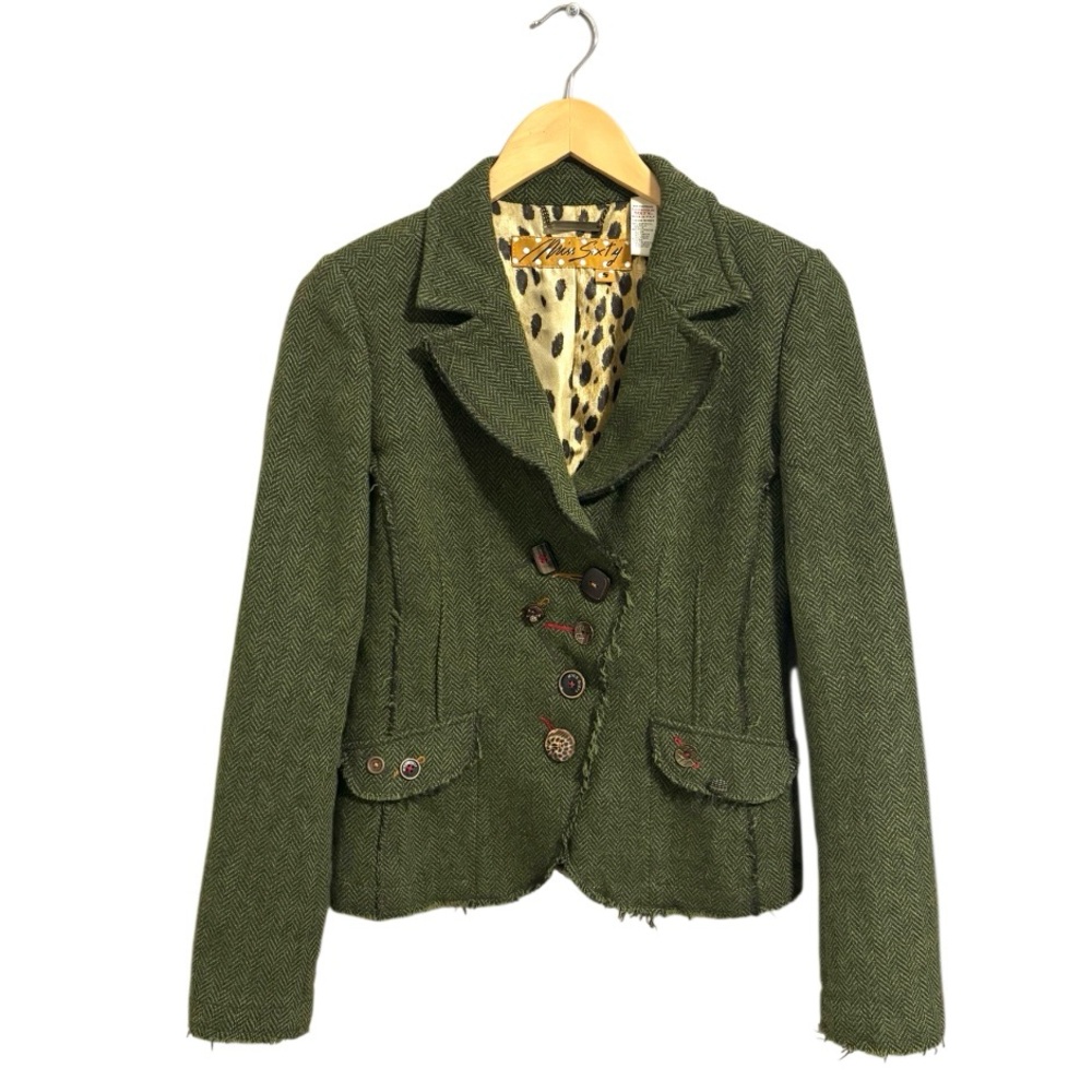 Vintage Y2K Miss Sixty Wool Blend Blazer
